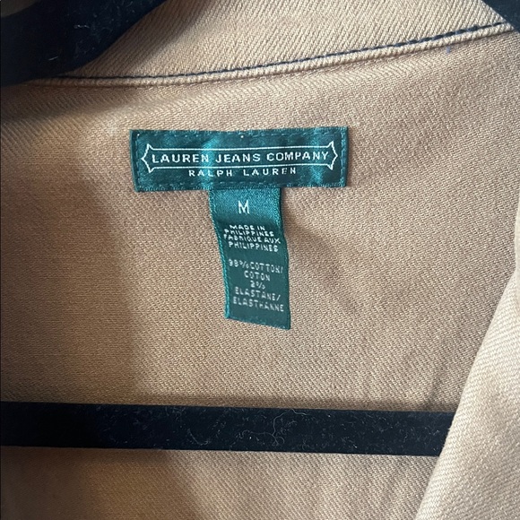 NWT Ralph Lauren Brown Utility Jacket with Black Accents - Picture 2 of 4